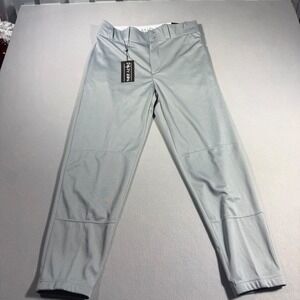 Dirty Mids Mens Baseball Pants Grey XL Tapered Reinforced Knee New With Tags